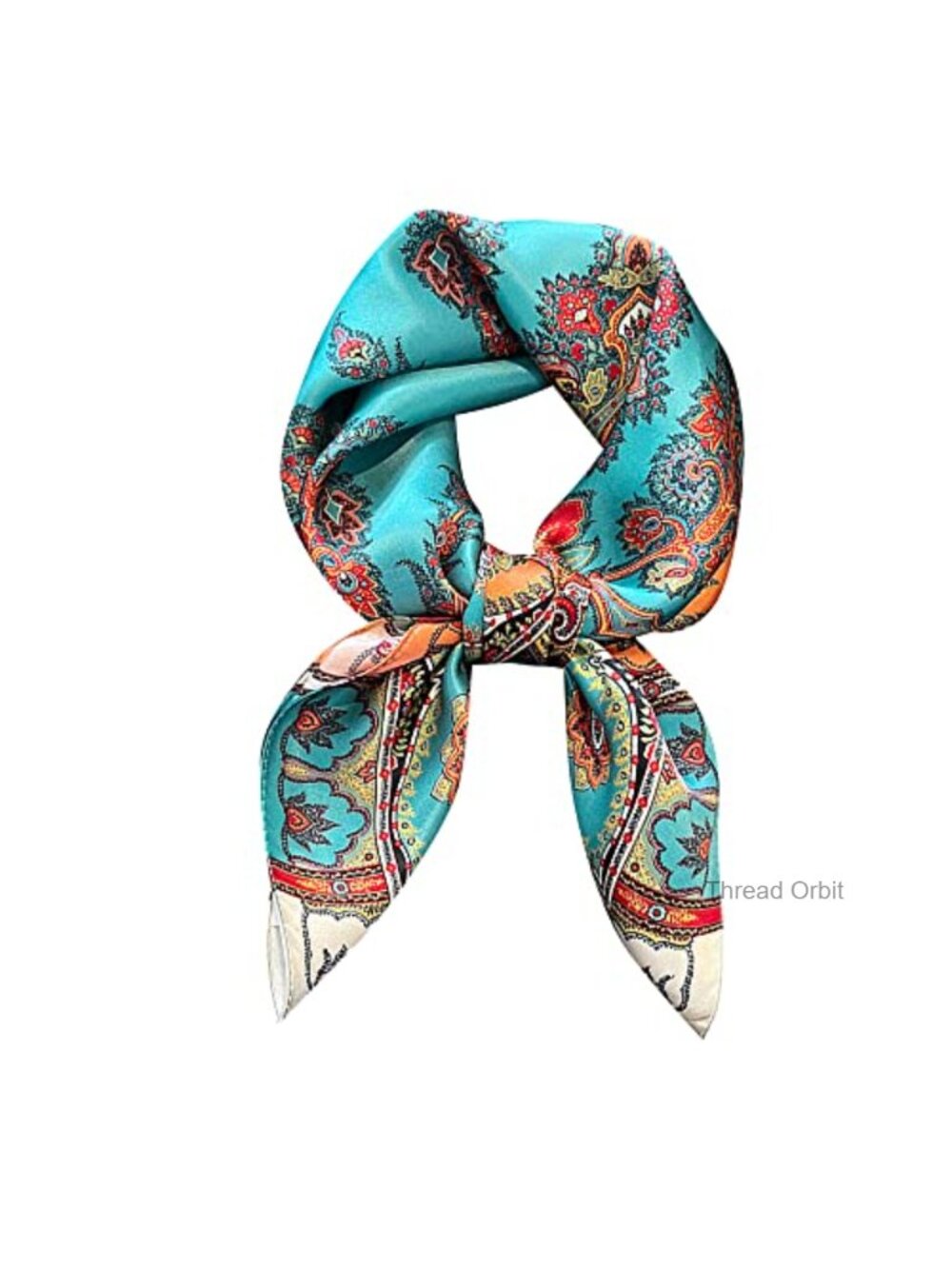 100% Mulberry Silk Square Scarf 26x26 Headscarf Shawl Wrap